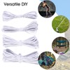 Bungee Cord White 5mm X 12M, Heavy Duty Elastic Shock