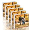 5 Pack 5x5 Acrylic Picture Frames - 20% Thicker Double