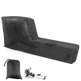 gohantee Rowing Machine Cover, Rowing Machine Cover Fitness Equipment Covers Dustproof Waterproof Rowing Machine Protective Cover Compatible with Concept 2 Rowing Machine (95"L x 24"W x 39"H)