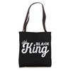 Black King Melanin African American Man Black History Tote Bag
