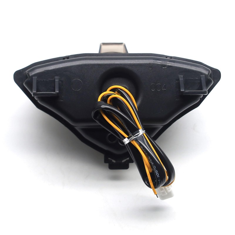 MZS Motorcycle Tail Light LED Integrated Turn Signal Blinker Smoke