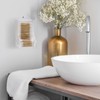 Hipiwe Clear Qtip Dispenser Wall Mount Acrylic Q Tip Holder