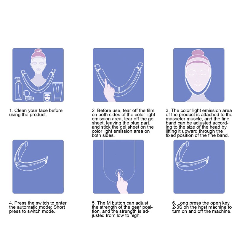 V Face Shaping Slimming Massager Electric Face Lifting Double Chin