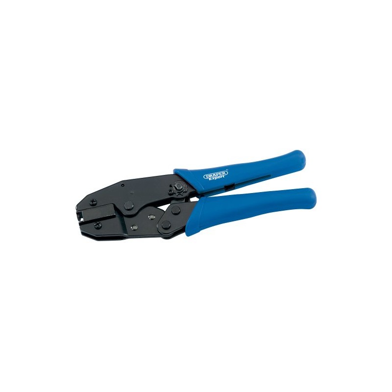 Draper 44052 Expert CT-RJ45 Ratchet Crimping Tool, Blue, 225mm