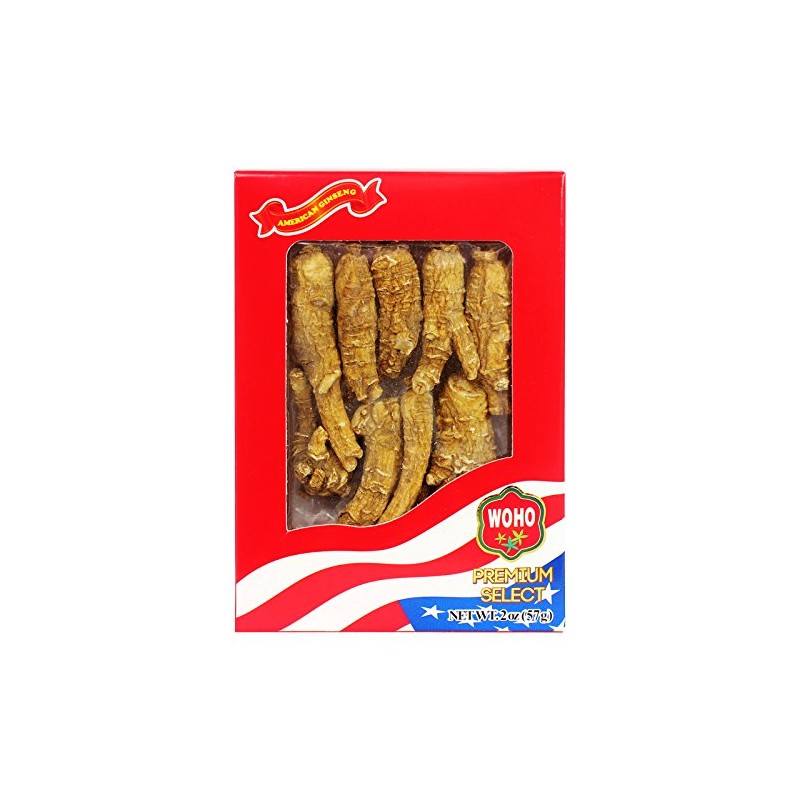 WOHO American Ginseng Half Short Medium (2oz Box)