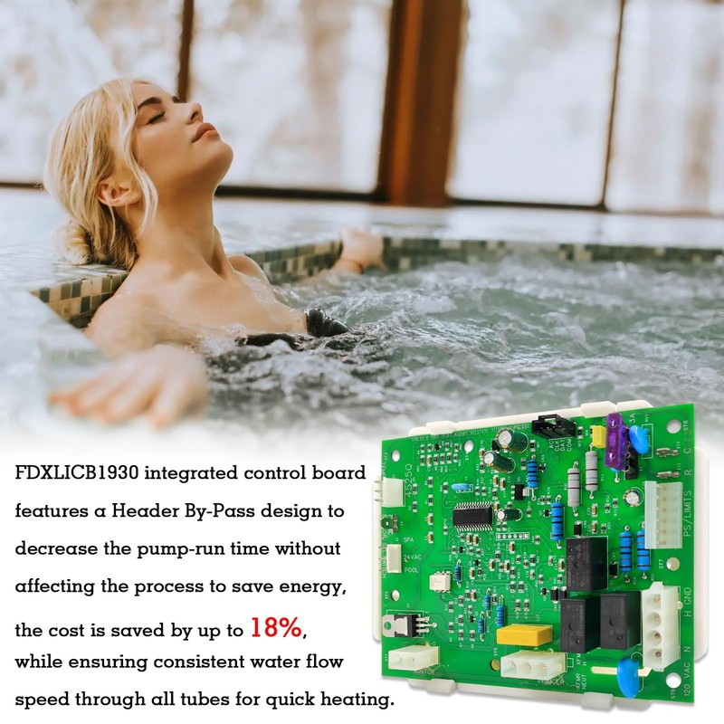 Cautyfky FDXLICB1930 FD Integrated Control Board Kit, Fit for Hayward