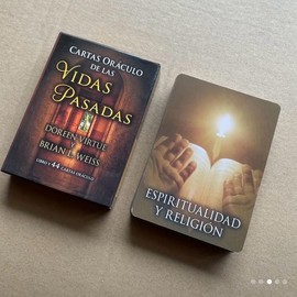 Past Life,Vidas Pasadas Oracles in English and Spanish - Divination Oracles Tarot - Color: Español