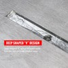 SaniteModar Linear Shower Drain, Shower Drain 24 inch High Water