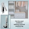 2 Pcs Pocket Door Pull Handle,Flush Mount Door Pull,Hidden Pocket