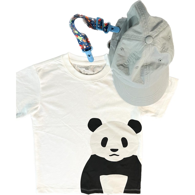 CrescentBay Adjustable Baby Bib Clip, Clips at Both Ends, Anti-Drop