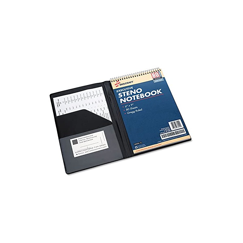 AbilityOne® - NSN4547388 - Vinyl Steno Pad Holder