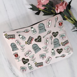 JYTAPP SSDGM True Crime Gifts Cosmetic Bag My Favorite Murder SSDGM Style Themed Zipper Pouch Bag True Crime Junkie Merch