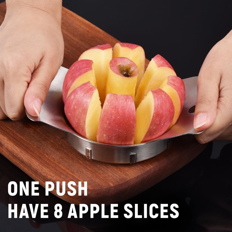 Apple Slicer, ARRITZ Stainless Steel Apple Cutter 8 Slices, Sharp