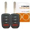 Keyz4less 2 For 2016 2017 2018 Honda Civic Keyless Entry