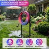 IBVIVIC Garden Hose Holder, Hose Stand with Stable Base and