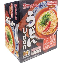 Myojo Bowl Flavored Udon Noodles, Hot and Spicy 5.60 Oz (Pack of 6)