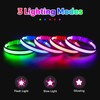 Flashseen LED Dog Collar, USB Rechargeable Light Up Dog Collar