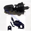 CNCDPT 8" Dual BLACK Power Brake Booster + Ball Milled