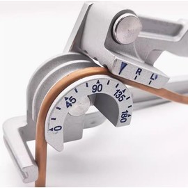 Y-Nut Manual Tube Bender 3 in 1 0-180 Degrees Copper Tubing Bending Tools for Copper, Brass, Aluminum and Soft Metal (1/4’’、5/16’’、3/8’’)