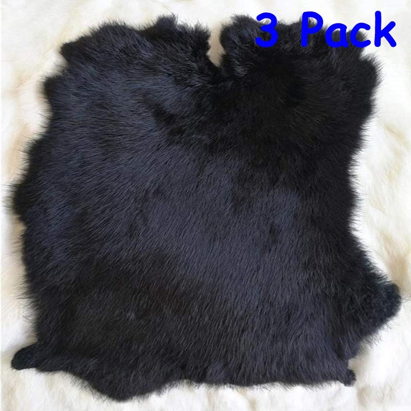 Natural Real Rabbit Fur Pelt Craft Grade Rabbit Sewing Rabbit