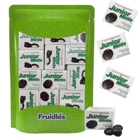 Fruidles Creamy Junior Mint Candies Covered In Pure Chocolate, Peanut-Free, Fat-Free (20)
