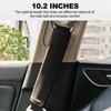 Glaoguan 2PCS Black Soft Car Seat Belt Cover Pad Filled