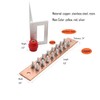 SCXCLY Wall Mounted Copper Ground Bar Kit, with 16 Terminal