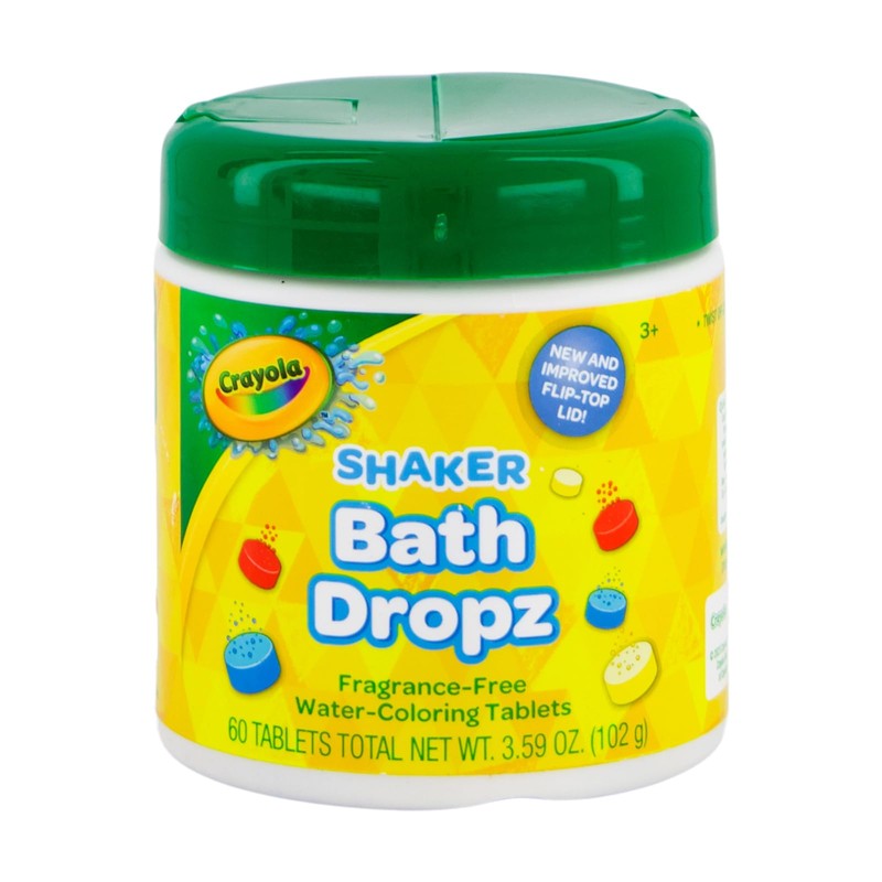 Crayola Bathtub Markers and Crayola Color Bath Drops, 60 tablets