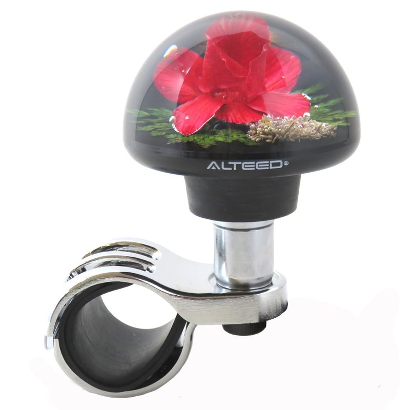 Autoland Underwater Flower Handle Spinner Red Steering Spinner Knob Real