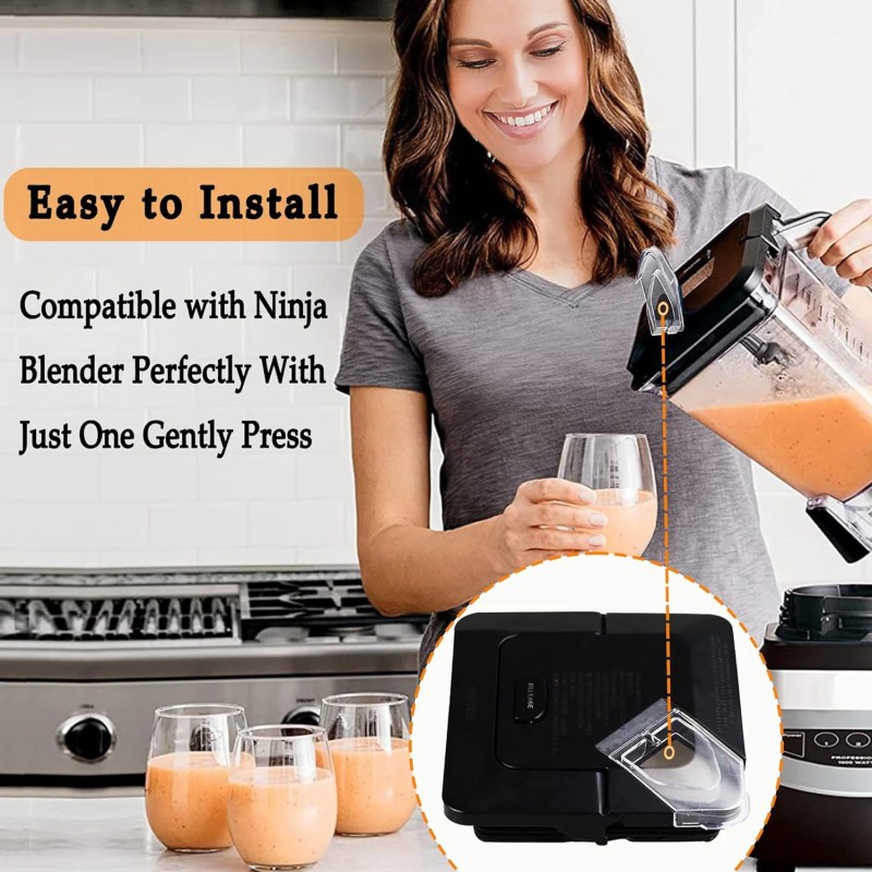 Owowong Pour Spout Cover Replacement Compatible with Ninja Blender Lid