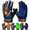 TOPMAD Goalkeeper Gloves (Blue, Size 4 suitable for 6 to