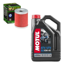 RAD Powersports Oil Change Kit For Suzuki 2004 Lt-Z250 QuadSport Z Mineral 5W-40