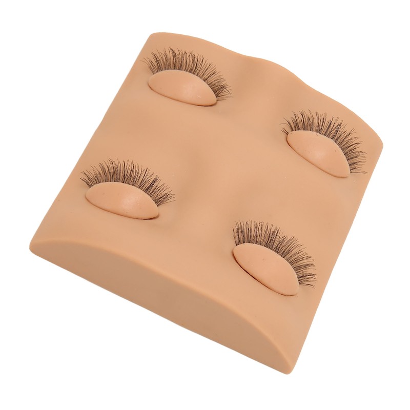 Lash Mannequin Head 2 Pairs Removable Replacement Eyes 3D Simulation