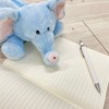 NICI Pouch, Figure Pen Pouch, Elephant, Blue, Small Items, Pen