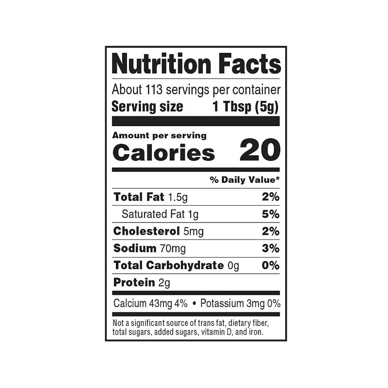 Generic WellsleyFarms Grated Imported Pecorino Romano Cheese, 20 oz.