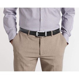 CHAOREN Mens Dress Belt - Ratchet Belt Leather 1 1/4" Comfort Click - Perfect Companion to Mens Dress Shoes