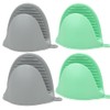 AORTDES Silicone Kitchen Oven Mitts Set, Mini Finger Protector Cooking