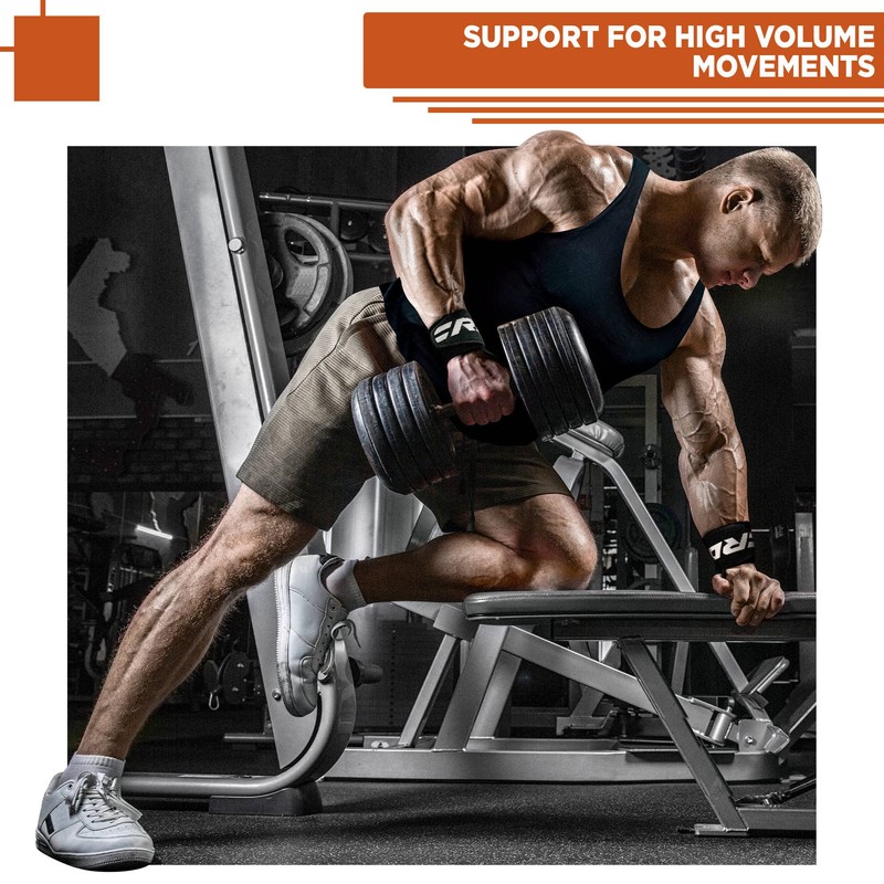 RDX Weight Lifting Wrist Wraps with Gym Straps, Elasticated 18”