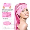 2 Pieces Long Satin Sleep Cap for Curly Hair, Long