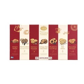 SWEDISH COOKIES European Holiday Cookie Gifts 7 Different Flavors Red or Green Box 42oz