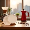 100 Pcs No.6 Coffee Filter Moka Pot Filter Paper, Coffee