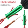 Feekoon Wire Twister Tool for Drill 3 PCS Wire Twister