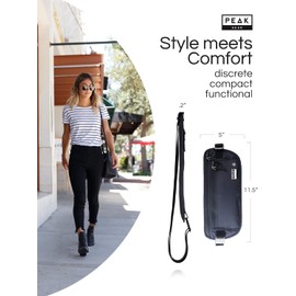 Peak Gear Travel Money Belt. Premium Quality Travel Wallet with RFID Blocking Fabric to Protect Credit Cards, Passports and Documents. Exclusive Theft Protection and 2 Recovery Tags | Gray