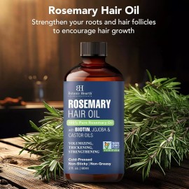 Botanic Hearth 100% Pure Rosemary Oil for Hair Growth Infused with Biotin | Hair
