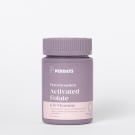 Perdays Preconception Activated Folate & B-Vitamins, 60 Tablets