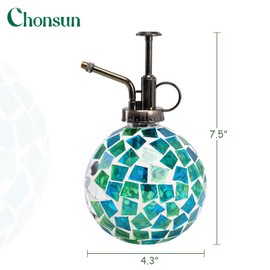 Chonsun Plants Spray Bottle Squirt Bottle Mosaic Plant Sprayer Watering Can Indoor Plants Fun Watering Can Great Gifts