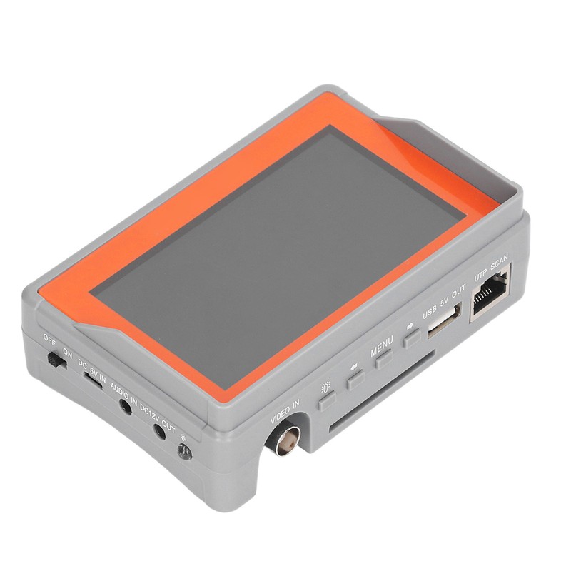4.3in HD Video Monitor Tester Portable Analog Coaxial AHD Video