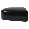 Side Rearview Mirror Cover Black Weather Proof Protective Door Mirror