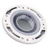 Toilet Flange Silicone and ABS Gray Universal Toilet Flange Replacement