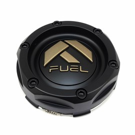 Fuel Off-Road Matte Black Wheel Center Cap with Bronze Logo 1003-46MBZ